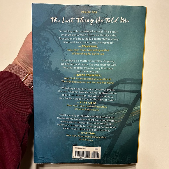 THE LAST THING HE TOLD ME by Laura Dave 📚 Reese’s Book Club Paperback Book - Picture 3 of 10